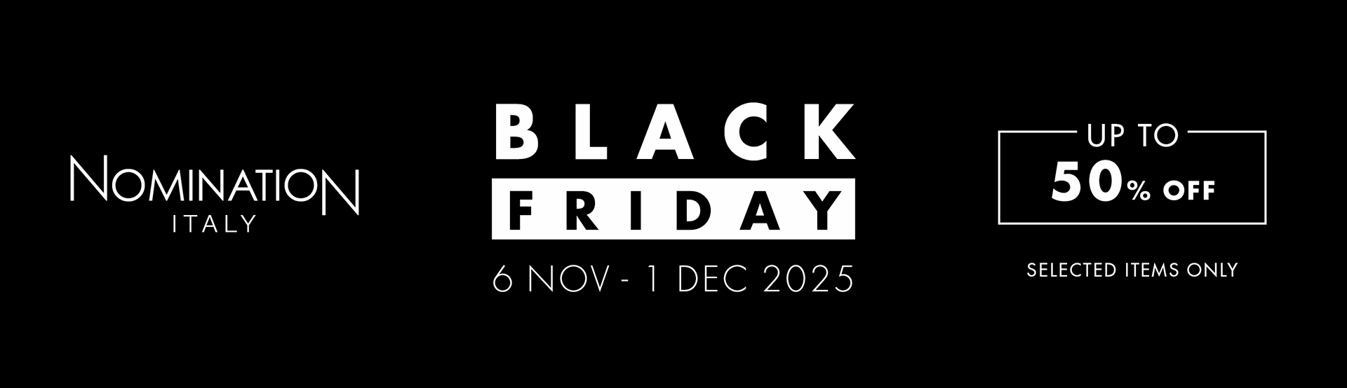 Nomination Black Friday Sale
