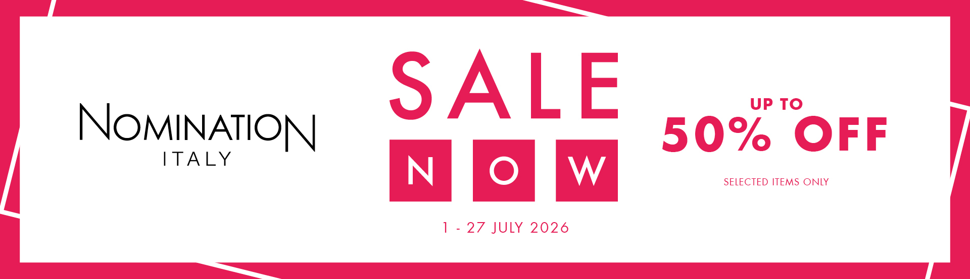 Nomination Jewellery sale