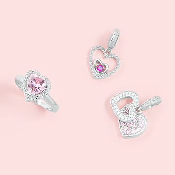 Valentines heart jewellery