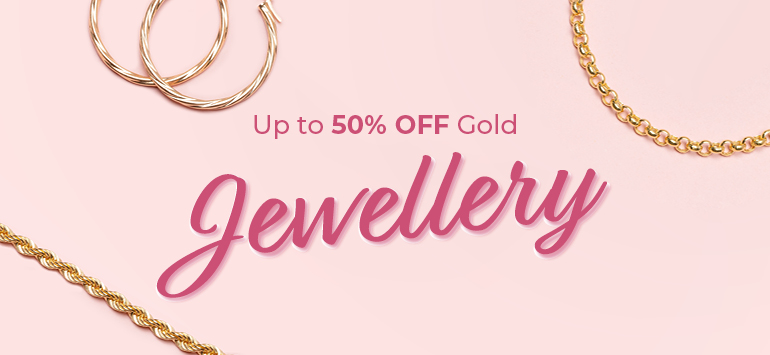 Valentines gold jewellery