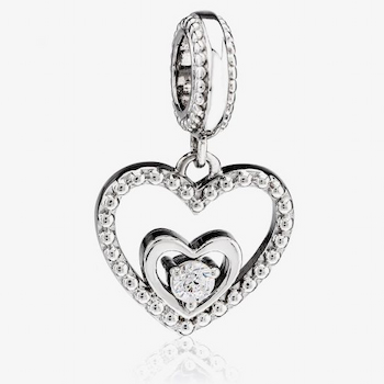 April Birthstone Charm Rosa Lea