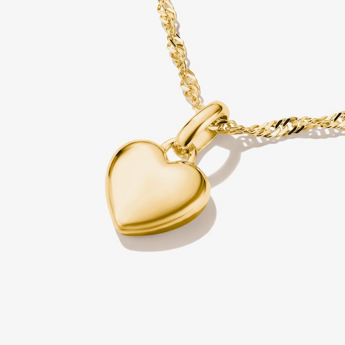 THOMAS SABO Charm Club Connect 18ct Yellow Gold Plated Heart Charm
