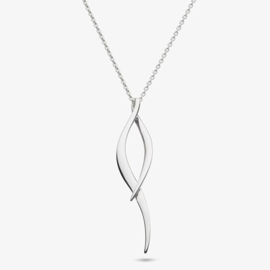 Kit Heath Sterling Silver Entwine Twist Necklace