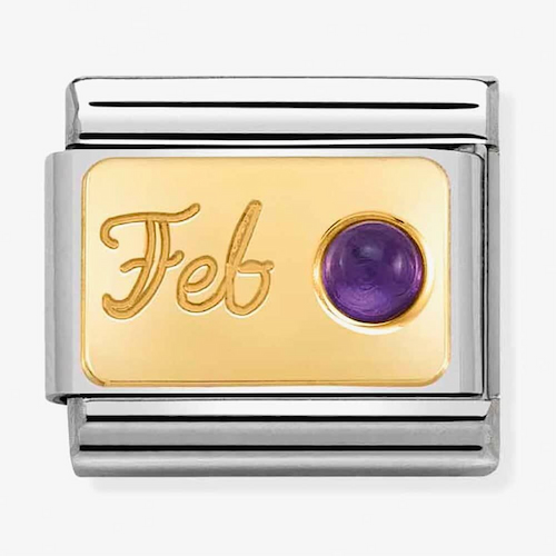 Nomination CLASSIC Composable February Amethyst Charm