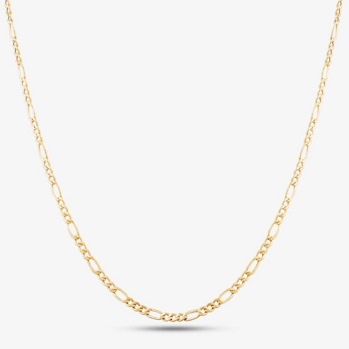 9ct Yellow Gold 24 Inch Figaro Chain