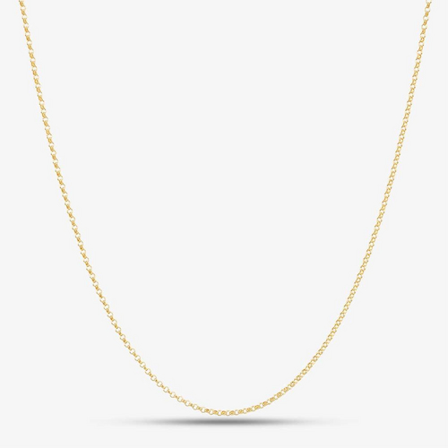 9ct Yellow Gold Fine Mini Belcher Chain
