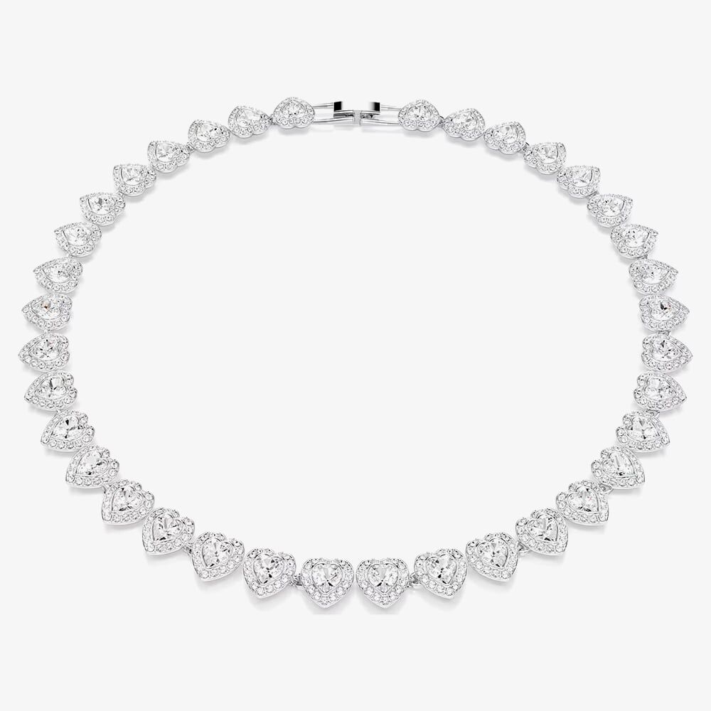 Ariana Grande X Swarovski Capsule White Crystal Heart Necklace