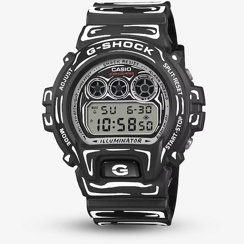 Casio Mens G-Shock Joshua Vides Collaboration Black Digital Strap Watch