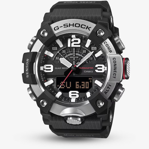 Casio Mens G-Shock Mudmaster Black Strap Smartwatch