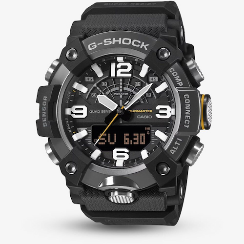 Casio Mens G-Shock Mudmaster Black Strap Smartwatch
