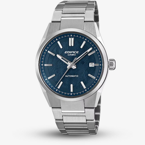 Casio Mens Edifice Automatic Blue Bracelet Watch