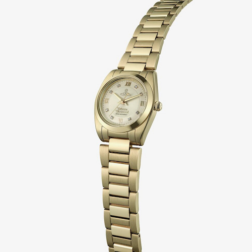 Vivienne Westwood Ladies Tavistock Golden Bracelet Watch