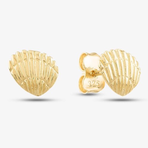 9ct_Yellow_Gold_Shell_Earrings
