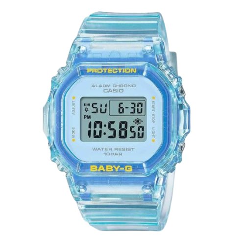 Casio Baby-G Transparent Blue Digital Watch