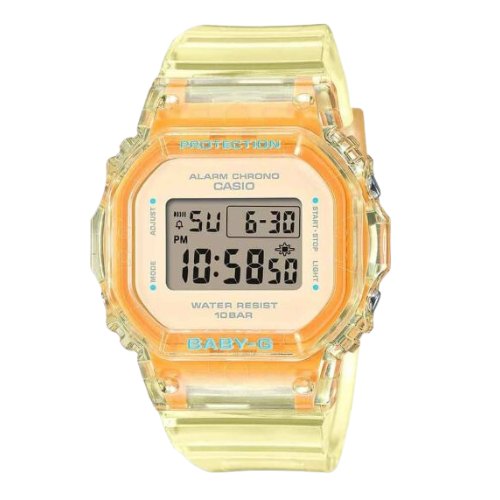 Casio Baby-G Transparent Orange Digital Watch