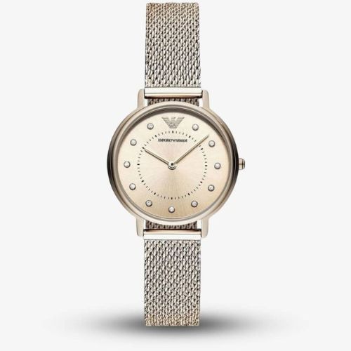 Emporio Armani Ladies Mesh Bracelet Watch