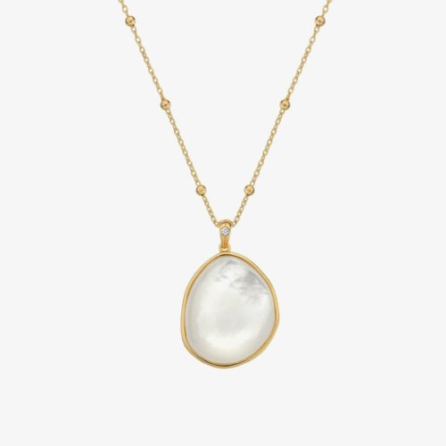 Hot_Diamonds_Calm_Mother_Of_Pearl_Diamond_Pendant_Necklace