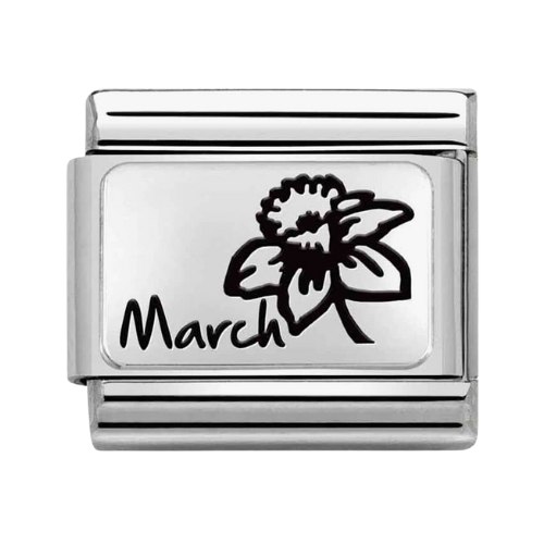 March Flower Charm