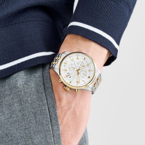 Ted Baker Two-Tone Watch on wrist
