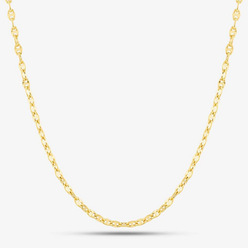 9ct Yellow Gold 18 Inch Chunky Anchor Chain