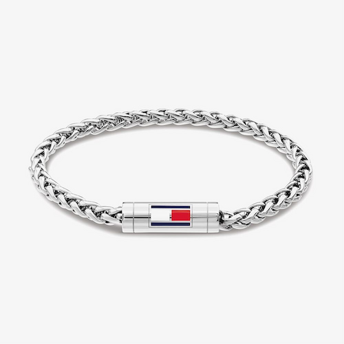 Tommy Hilfiger Stainless Steel Plaited Chain Bracelet