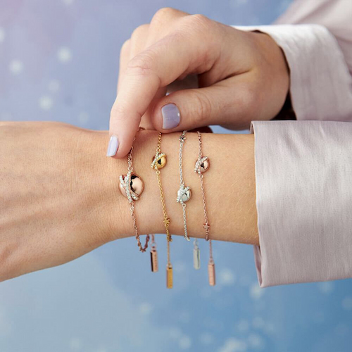 Olivia Burton Classics Silver Tone Planet Bracelet