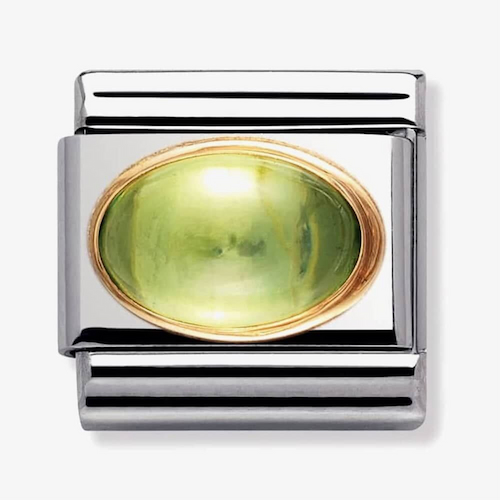 Nomination CLASSIC Gold Semi Precious Peridot Charm