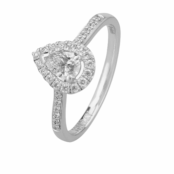 Cluster Engagement Ring