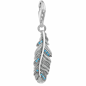 Feather Charm Turquoise THOMAS SABO Jewellery