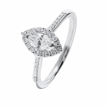 Marquise Cut Diamond Engagement Ring Christmas