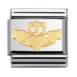 Nomination Claddagh Charm Good Luck for Wedding