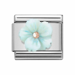 Nomination Flower Charm Turquoise Jewellery