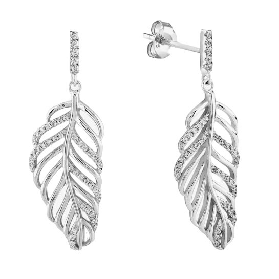 Rosa Lea Feather Earrings for Her This Christmas