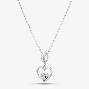 March Rosa Lea Birthstone Necklace