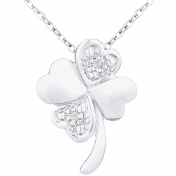 TJH Four Leaf Clover Pendant For Wedding Day